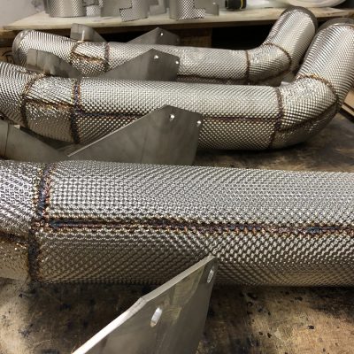 Exhaust insultion stainless